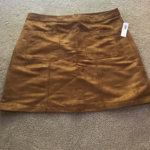 Old Navy NWT Suede Skirt